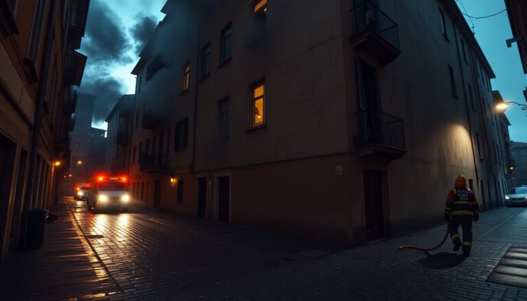 Incendio in via Canelles a Cagliari: soccorsi e evacuazioni