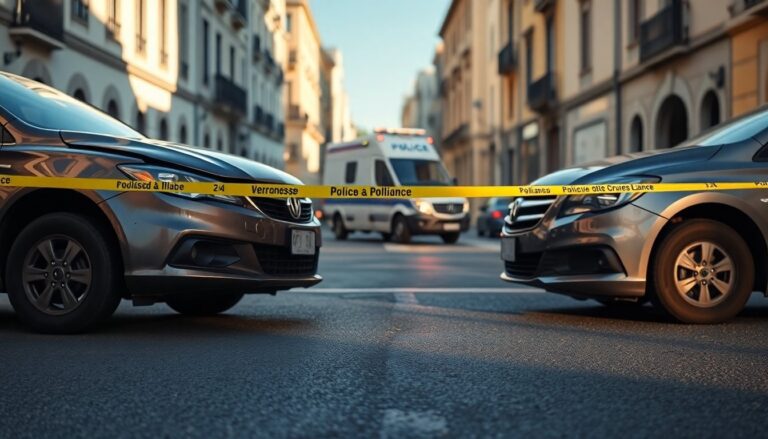 Incidente stradale a Olbia: due auto si scontrano all’incrocio di via Veronese e via dei Pini