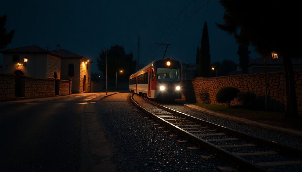 Soste notturne e percorsi alternativi in provincia di Oristano per le corse prova del treno ATR465 CAF