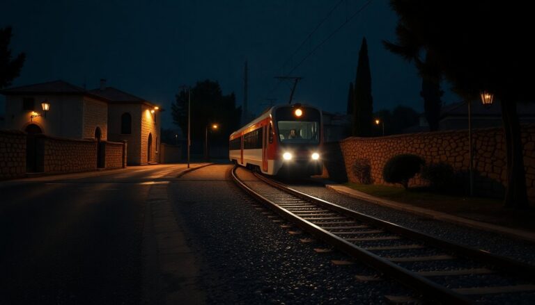 Soste notturne e percorsi alternativi in provincia di Oristano per le corse prova del treno ATR465 CAF