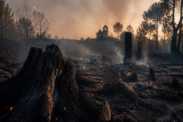 Incendio doloso a San Gregorio: evacuazioni e danni nel Bosco dei Sette Fratelli