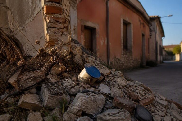 Bono, Sardegna: muro crolla in via Guido Rossa, due vittime