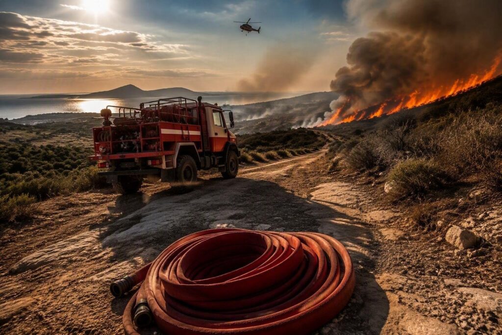 Incendio a Loiri Porto San Paolo: dettagli sull’intervento dei soccorsi