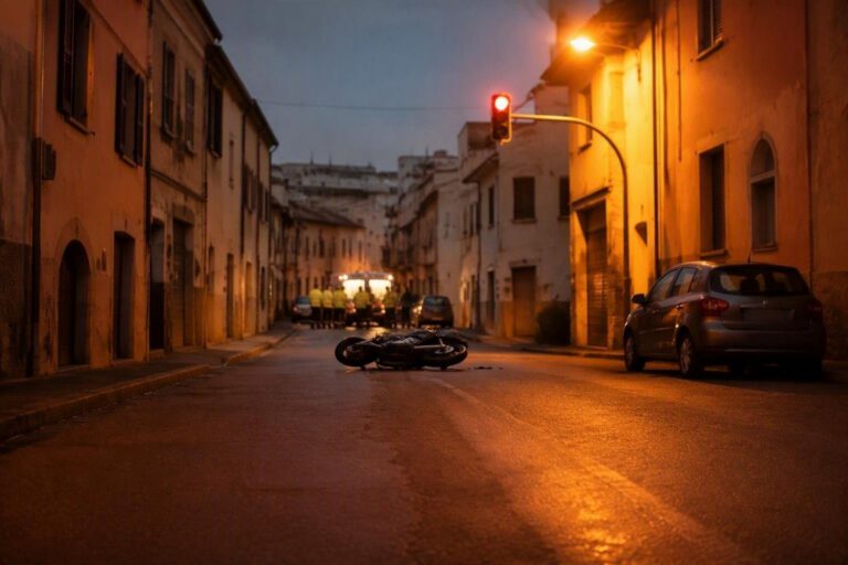Incidente stradale a Nuoro: giovane motociclista ferito in viale Murichessa