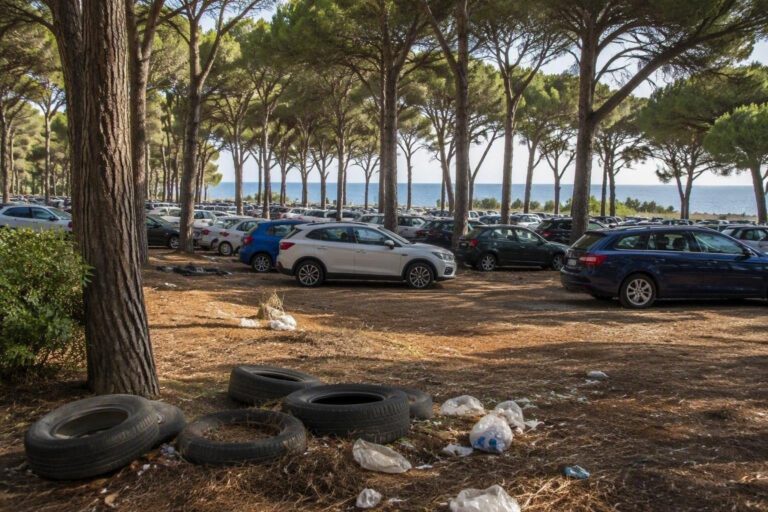 Parcheggio sequestrato a Orosei: violazioni ambientali e rischio incendi