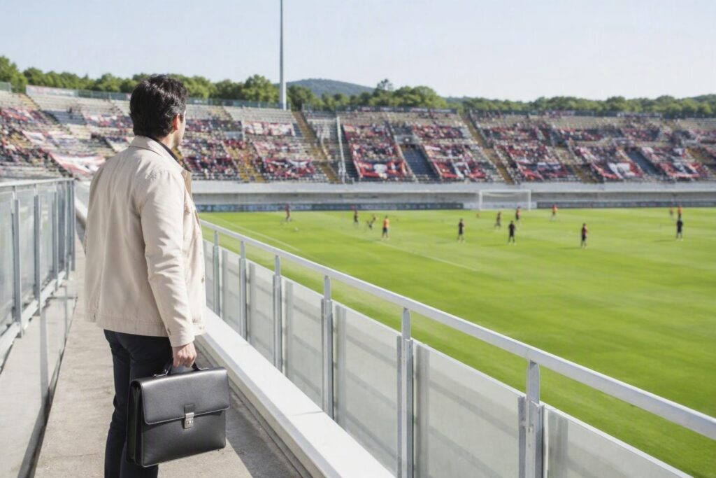 Pierluigi Bollettini muore improvvisamente allo stadio Vanni Sanna