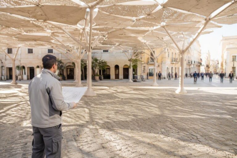Adattamento urbano in Sardegna: ombreggiamento, isole di frescura e gestione dell’acqua