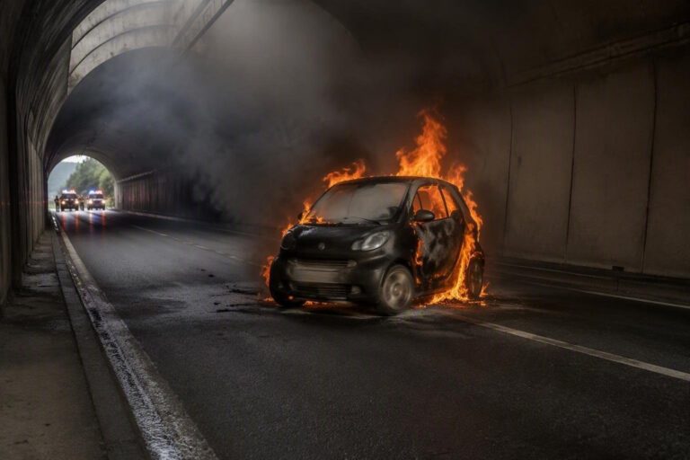 Auto in fiamme sulla Strada Statale 125 Var: i dettagli dell’incidente