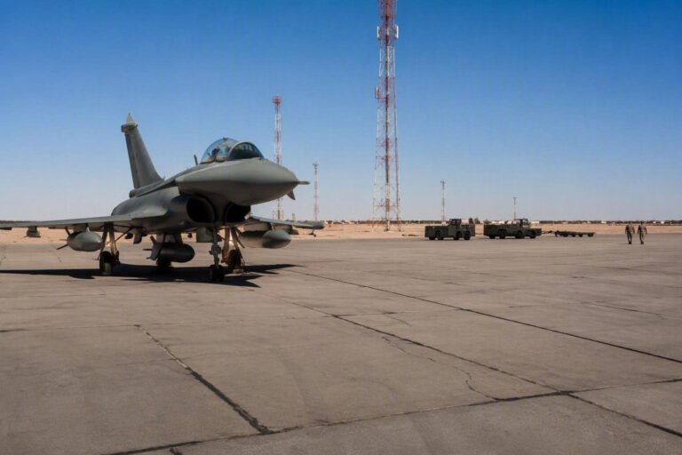 F-2000 italiano danneggiato in attacco alla base di Ta’if
