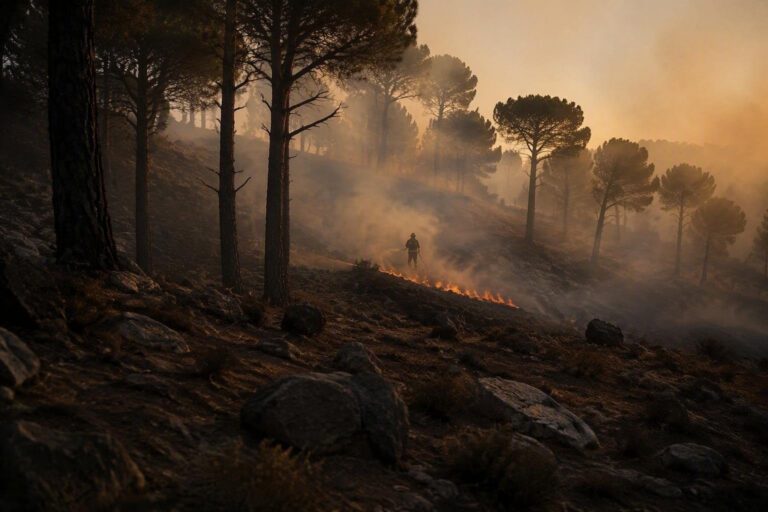 Incendio a Fontana ona: l’intervento dei vigili del fuoco di Lanusei