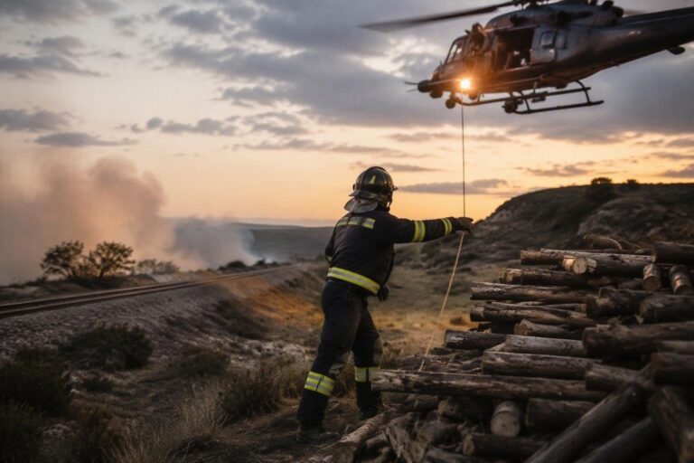 Incendio a Macomer: emergenza a Funtana Giaga con elicotteri in azione