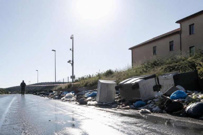 Polizia di Sassari smantella cumulo rifiuti a Monache