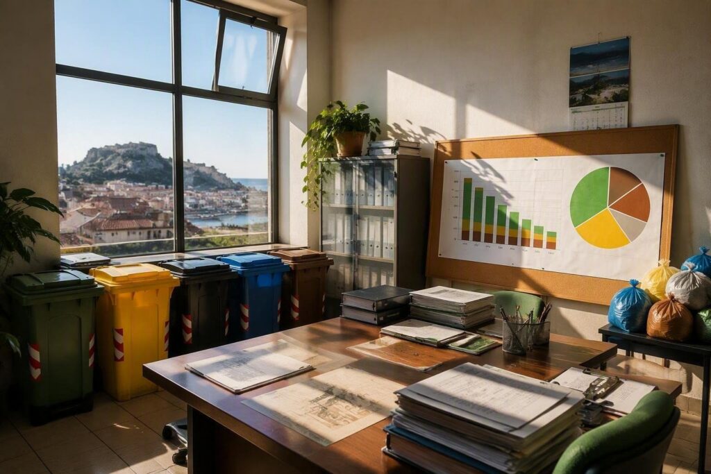 Rifiuti in Sardegna: la raccolta differenziata al 76,6%, ma il 29,1% va in discarica