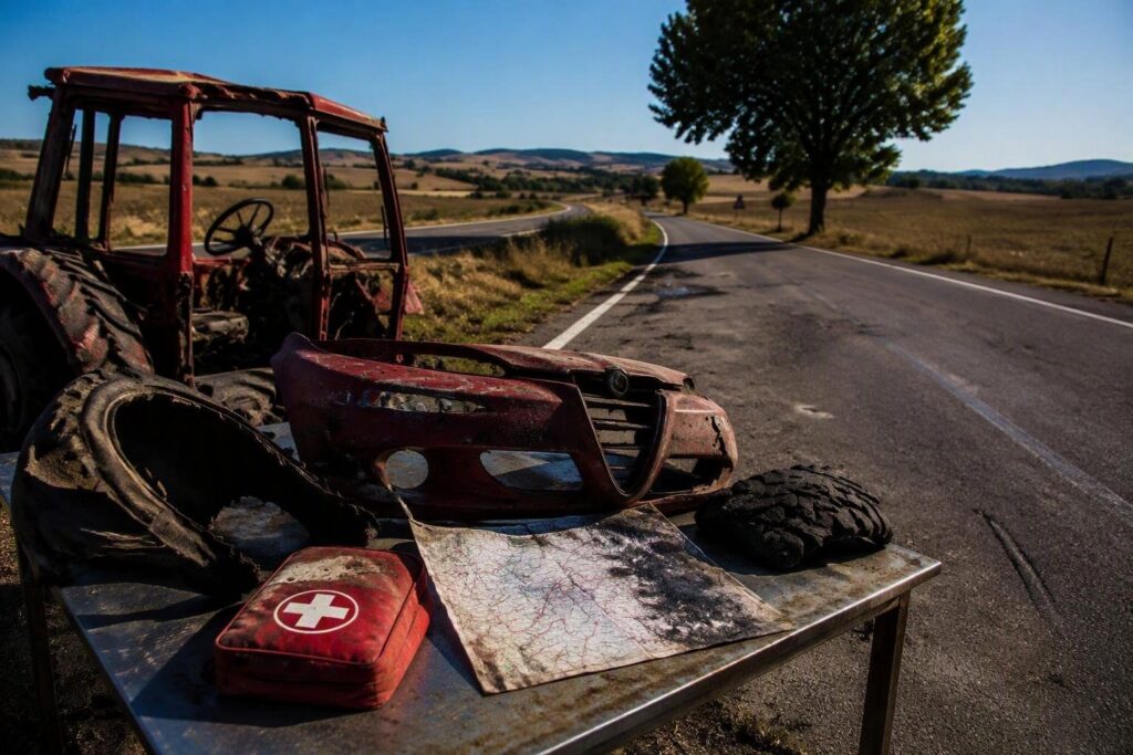Tragico scontro a Villacidro tra trattore e Alfa Romeo 147
