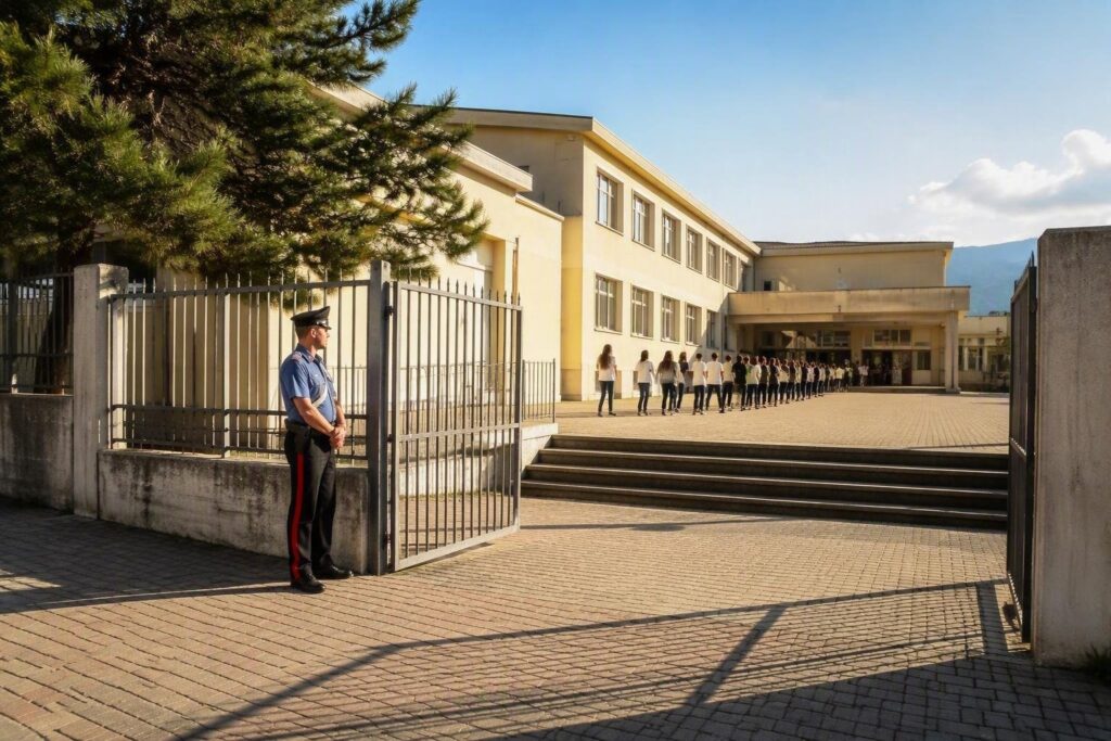 Vigilanza speciale dei Carabinieri a Nuoro per l’inizio delle lezioni