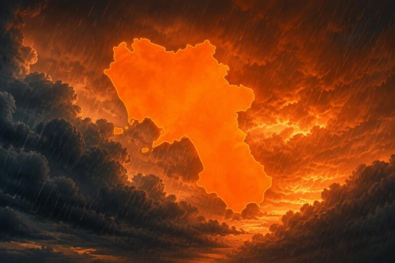 Allerta meteo arancione per pioggia su Cagliari