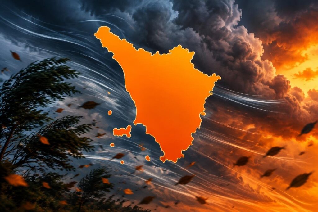 Allerta arancione per vento il 22 ottobre