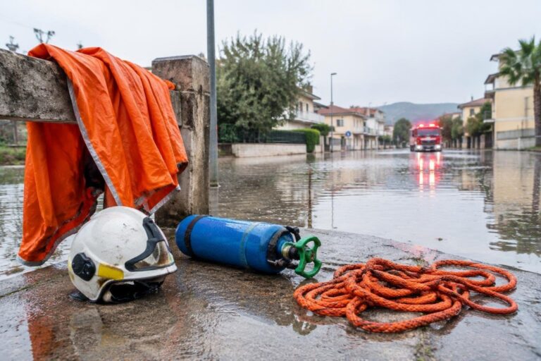 Alluvioni nel Nord della Sardegna: vigili del fuoco in allerta