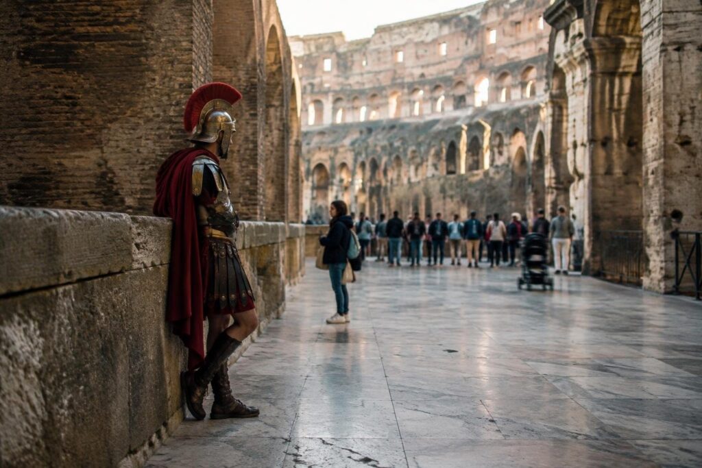 Centurione finto al Colosseo: rapina, estorsione e condanna a 48enne
