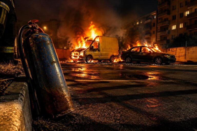 Due roghi in rapida successione a Quartu Sant’Elena coinvolgono veicoli parcheggiati