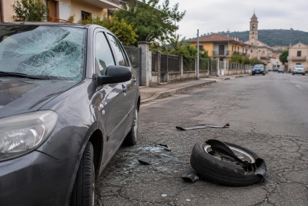Vandalismi su auto e pneumatici nel Cagliaritano: Assemini sotto assedio