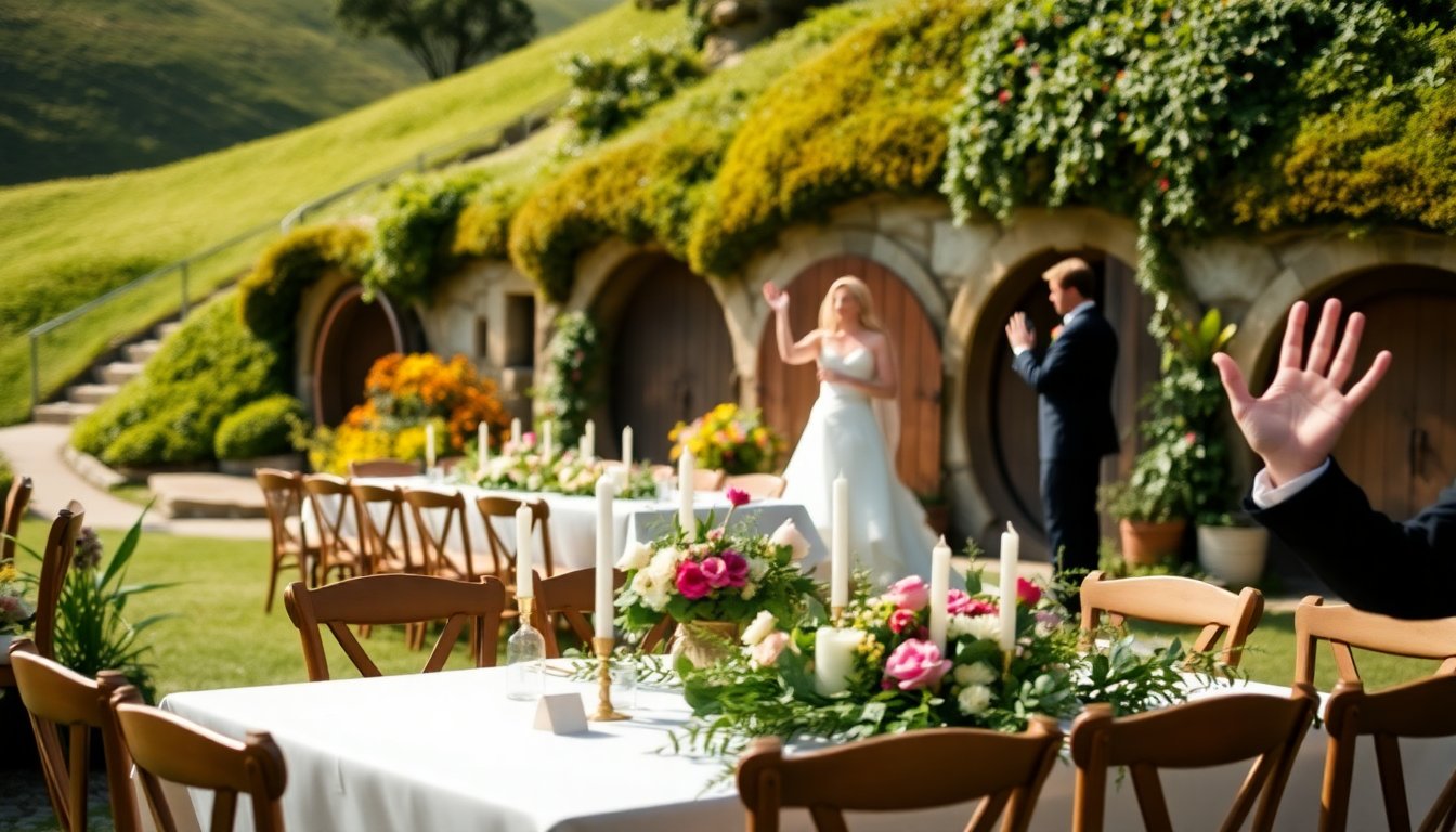 Elijah Wood Stuns Guests with Surprise Appearance at Hobbiton Wedding