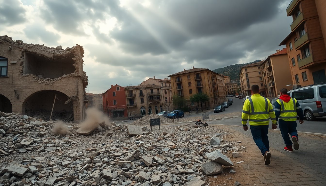 Severe earthquake shakes Italy, causing widespread damage