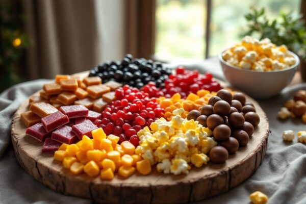 Building themed candy boards with textures and colors