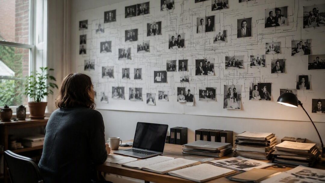 Creating bias-aware timelines using public records and interviews