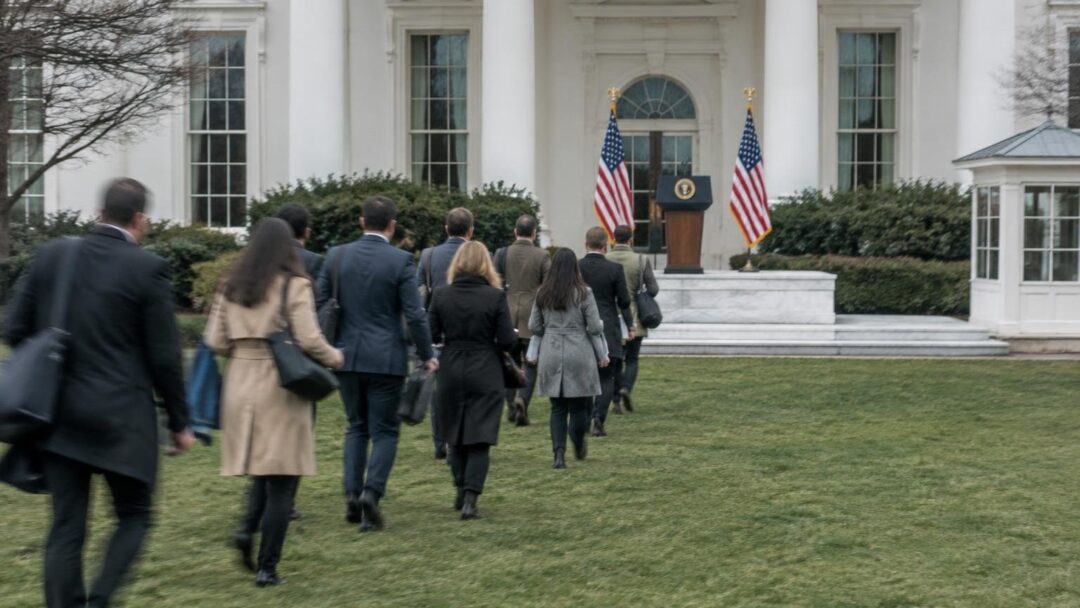 Trump’s new press secretary faces scrutiny after brief, rocky first briefing