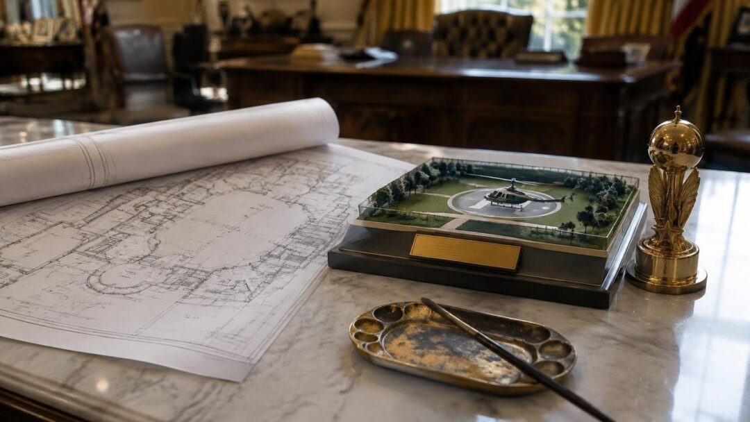 White House renovation claims spark fact checks and comedy riposte