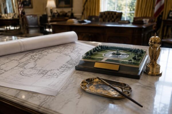 White House renovation claims spark fact checks and comedy riposte