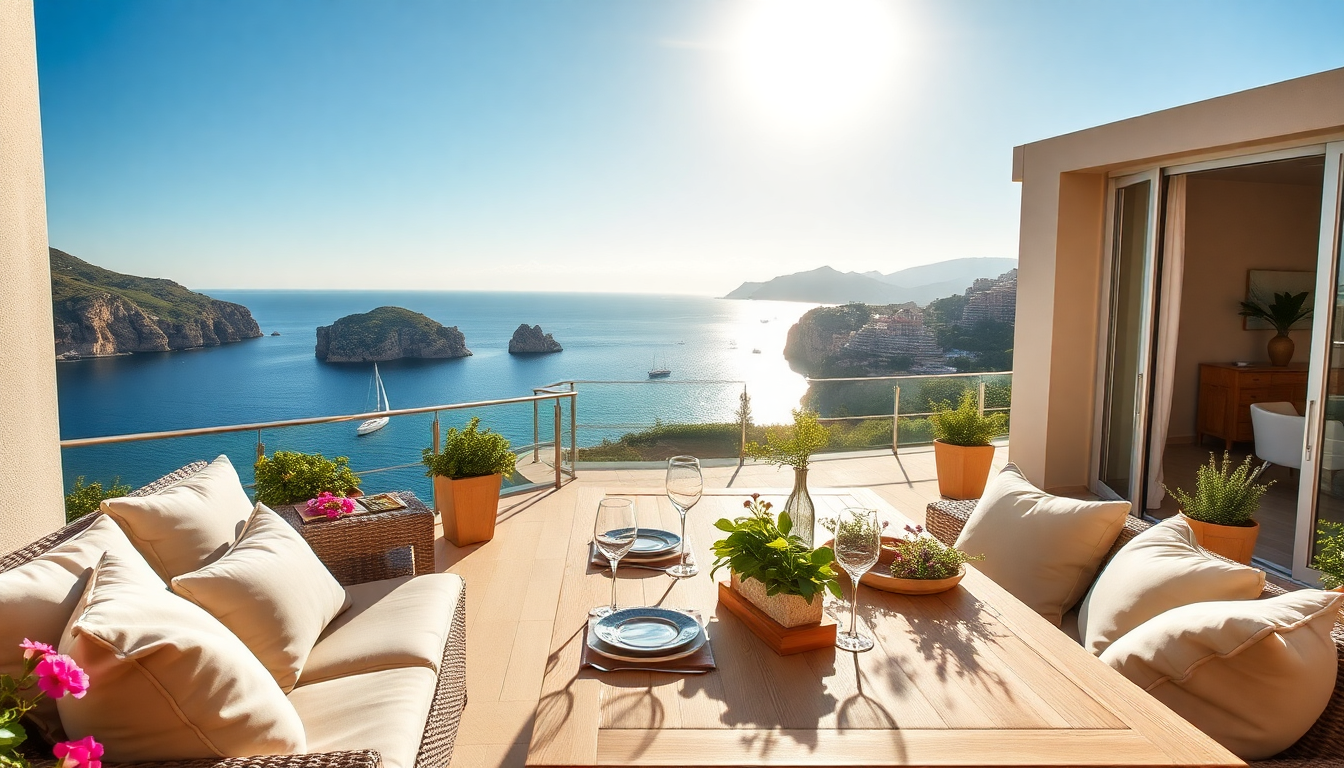 Explore a serene luxury apartment in the heart of the French Riviera