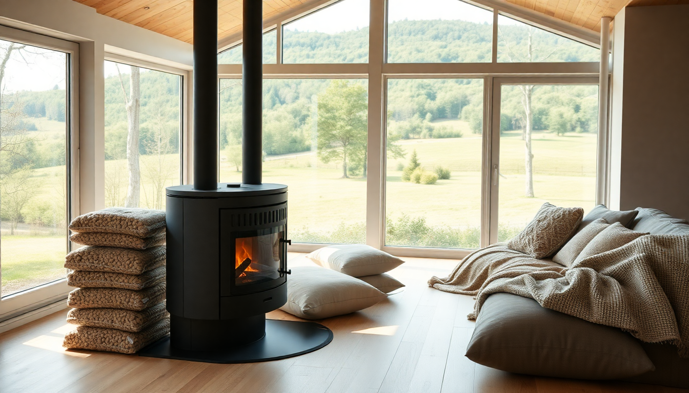Pellet heating: a sustainable choice for your second home