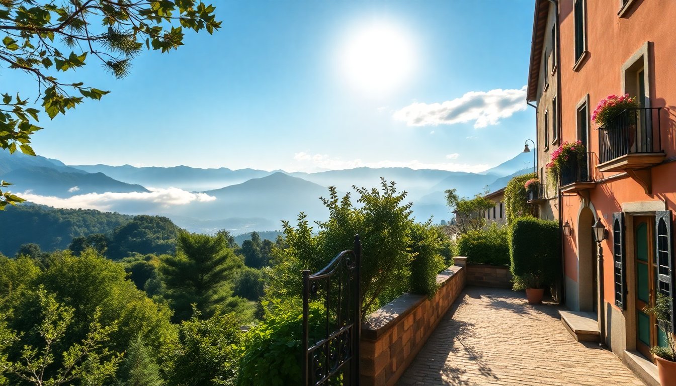 Discover a Serene Santa Brigida Retreat with Breathtaking Views