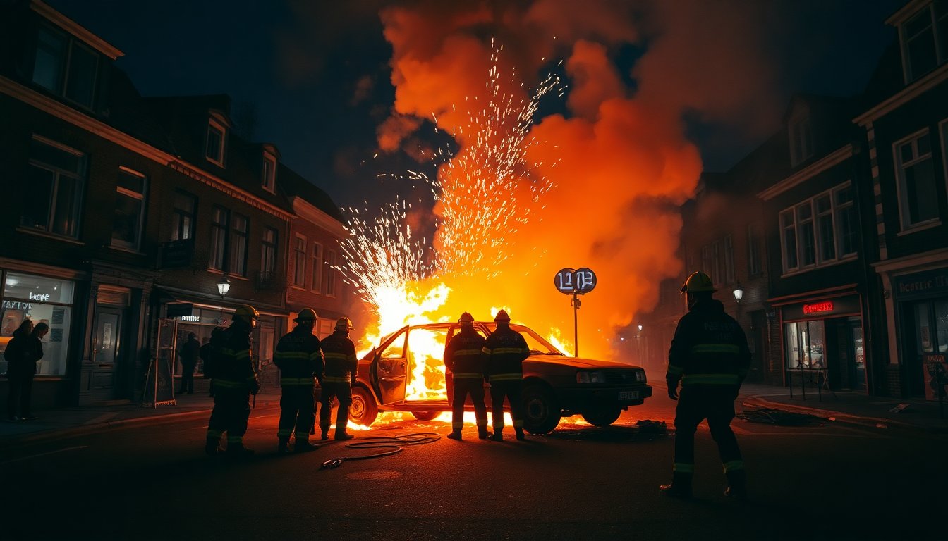 Violence and Fires Disrupt New Year’s Celebrations in the Netherlands