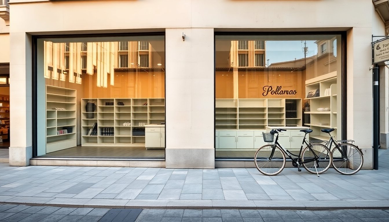 Central 100 sqm commercial space in Sassari with two windows and flexible use
