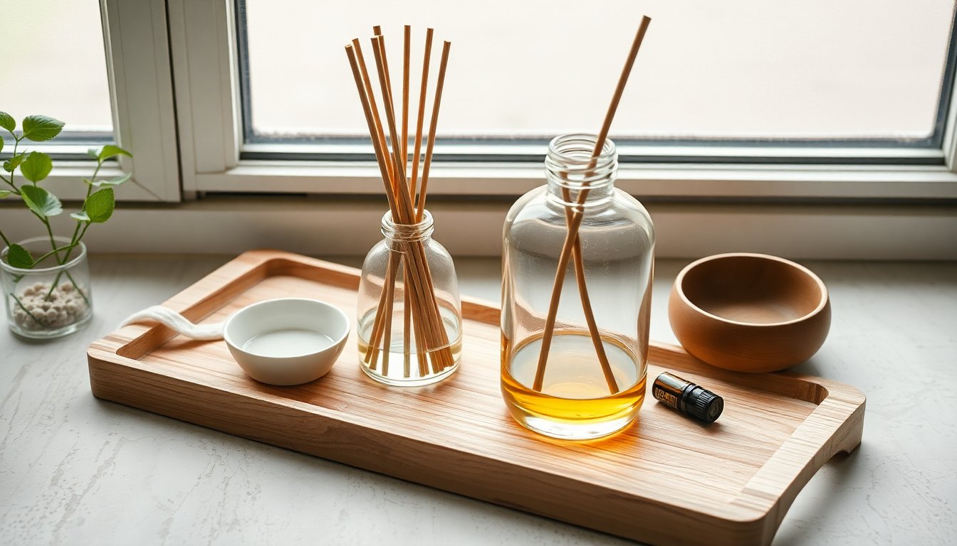 diy natural reed diffuser: a sustainable guide