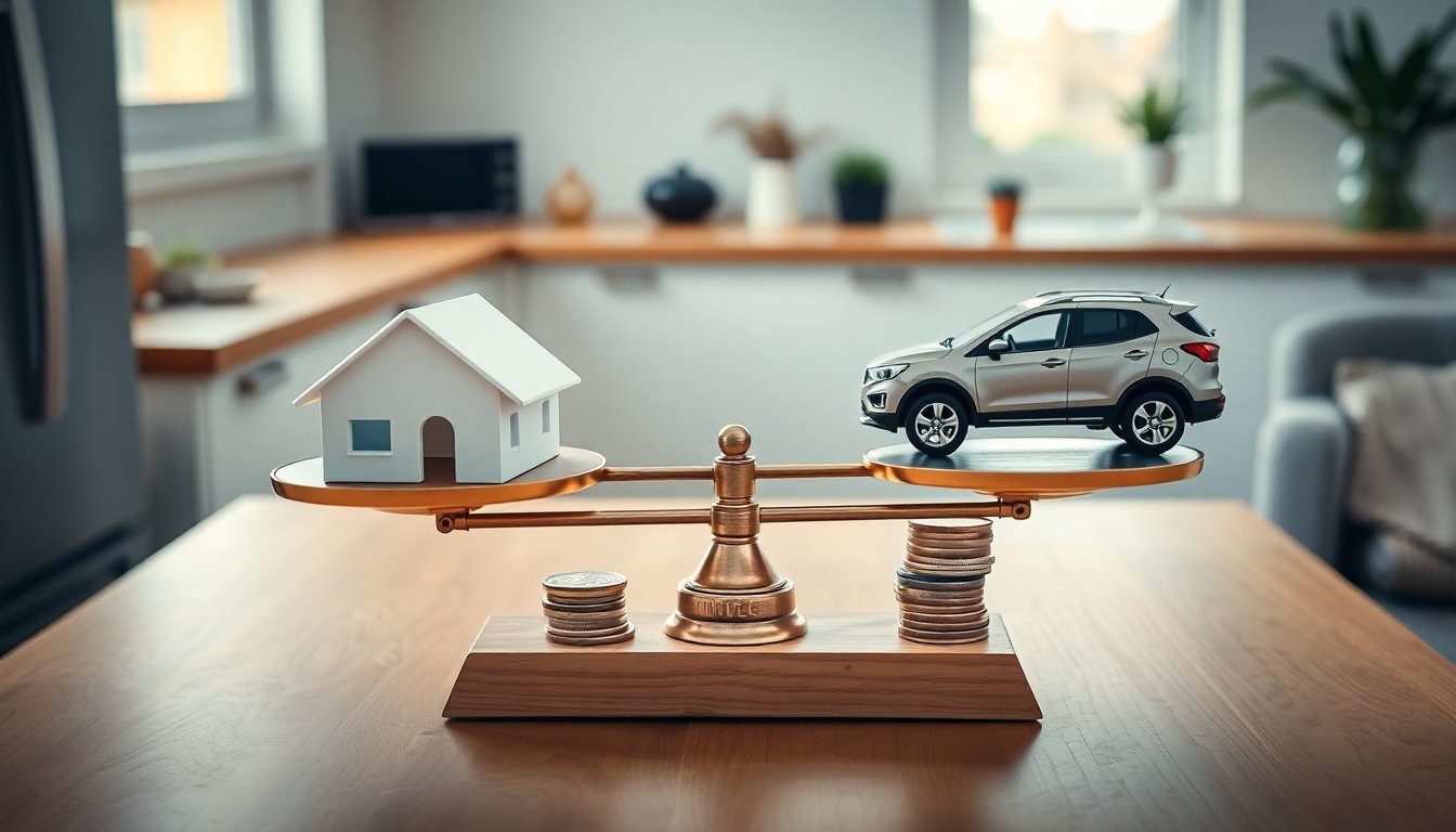 Compare monthly costs for a €160,000 mortgage and a Jeep Compass promo