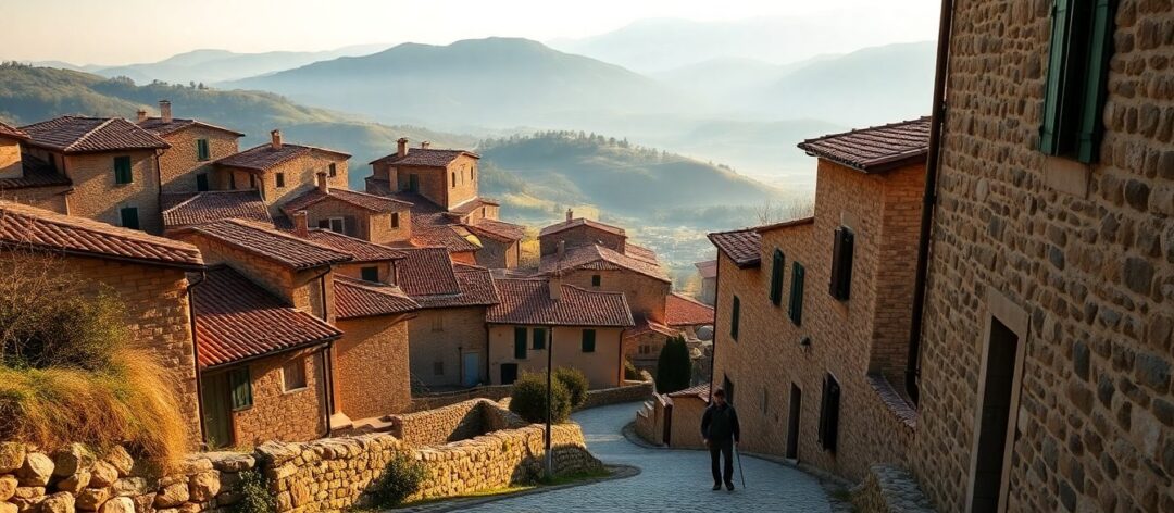 Stone houses in Valtaro: mountain living with coastal access