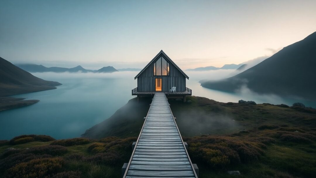 Explore the Unique Design of Tinhouse on Loch Pooltiel