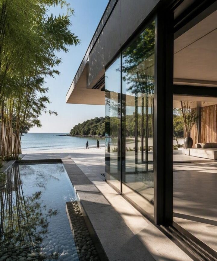 Minimalist design for second homes and resorts