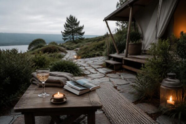 Setting up a luxury outdoor holiday rental