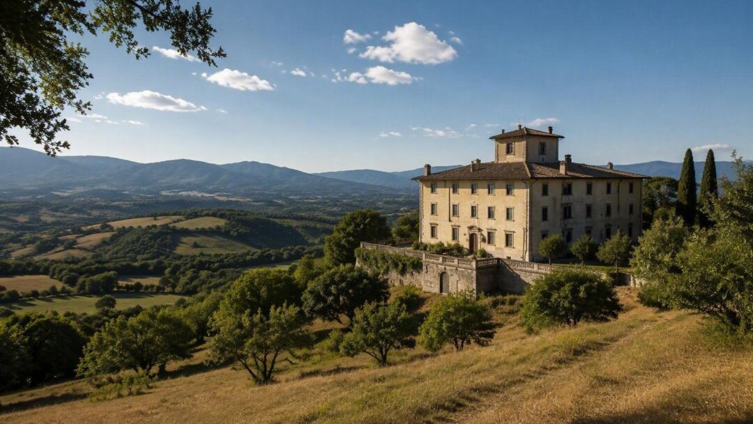 Explore the late 19th-century villa in Florence's Mugello countryside with rich artistic heritage