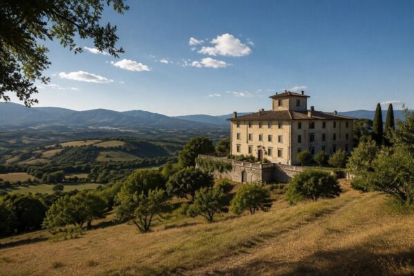 Explore the late 19th-century villa in Florence's Mugello countryside with rich artistic heritage