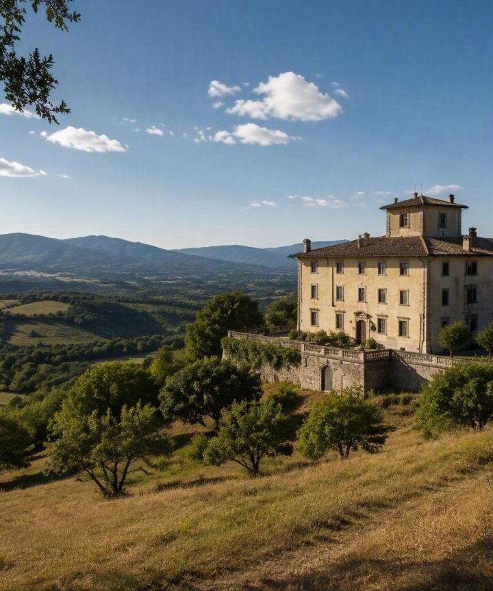 Explore the late 19th-century villa in Florence's Mugello countryside with rich artistic heritage