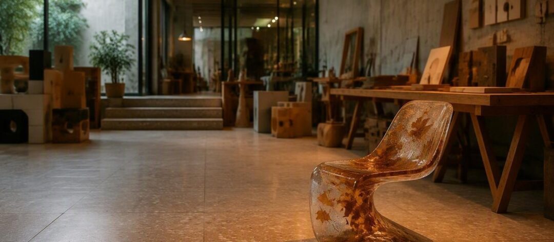 Exploring resin's role in modern design: from imperfection to preservation