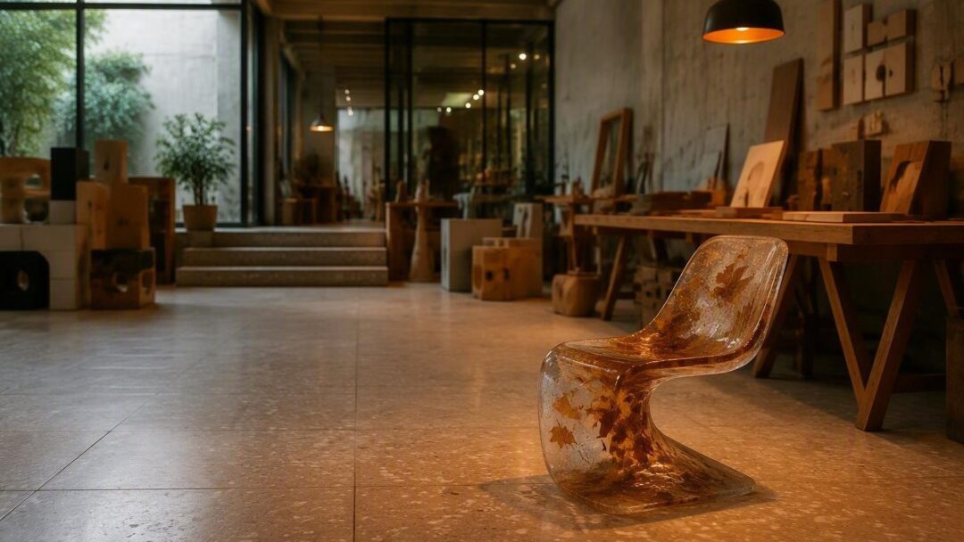 Exploring resin's role in modern design: from imperfection to preservation