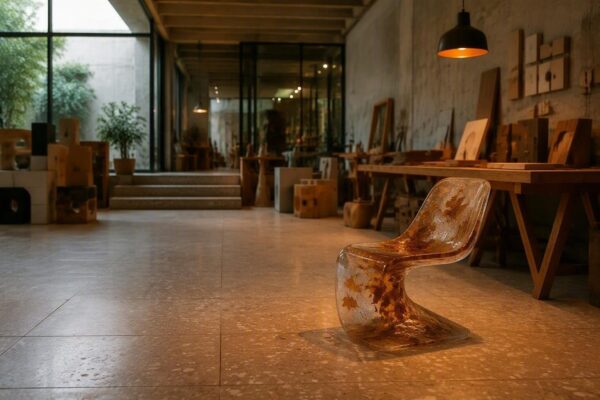 Exploring resin's role in modern design: from imperfection to preservation