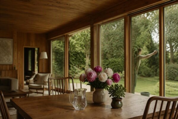 Timber-lined 1970 Rågeleje Summerhouse Overlooks 1,200 sqm Garden